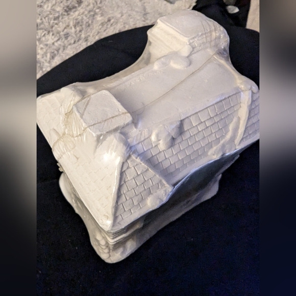 Vintage Christmas village ceramic sealed California Creations SE185 Post Office - Picture 11 of 11